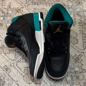 Jordan Kids Sneakers Black and Teal